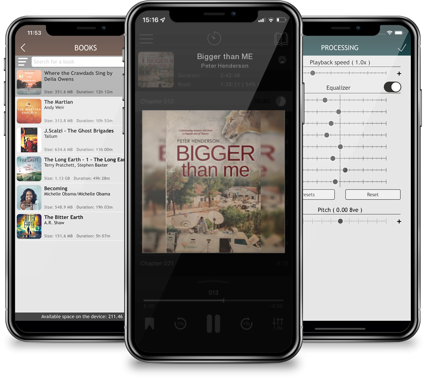 Audiobook Bigger than ME by Peter Henderson