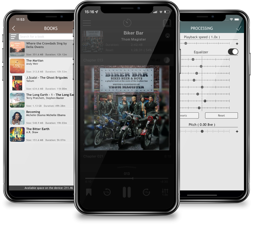Audiobook Biker Bar by Thom Magister