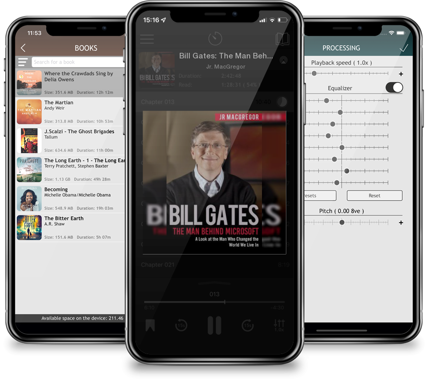 Audiobook Bill Gates: The Man Behind Microsoft: A Look at the Man Who Changed the World We Live In by Jr. MacGregor