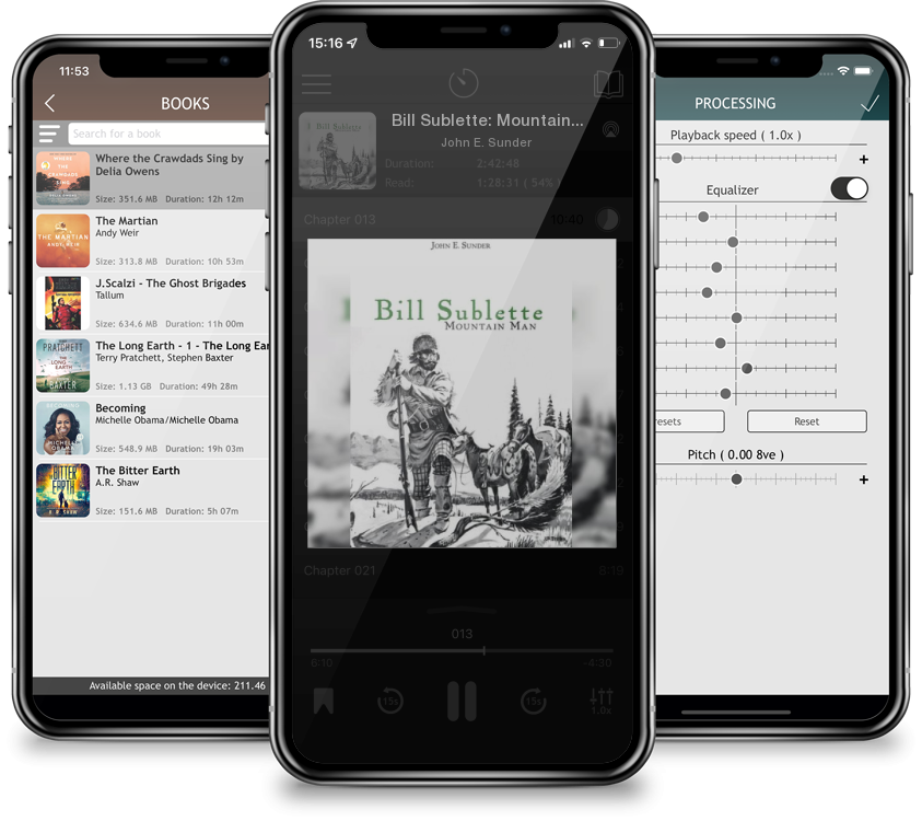 Audiobook Bill Sublette: Mountain Man by John E. Sunder