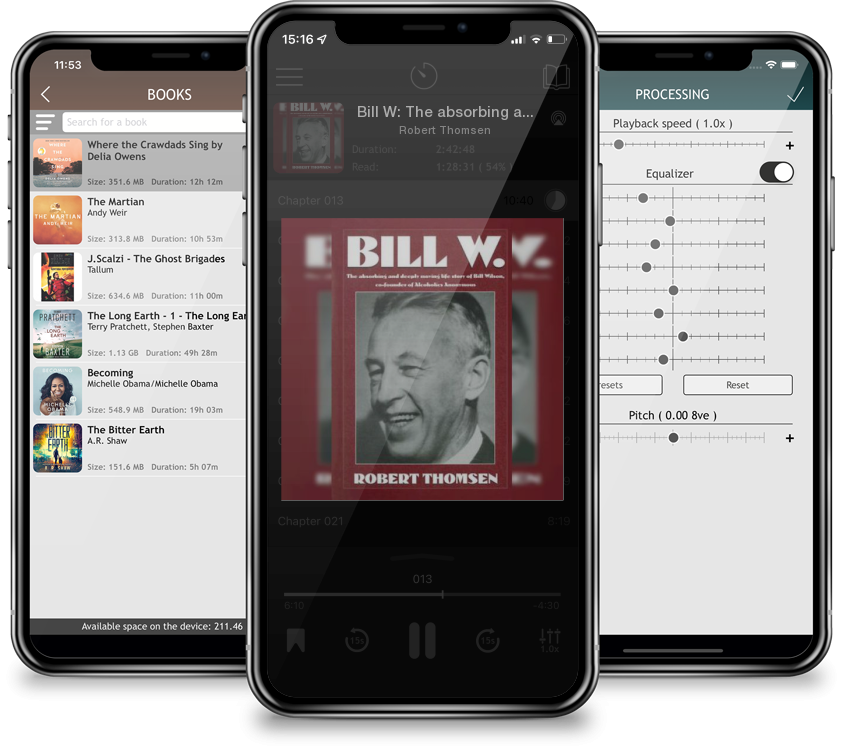 Audiobook Bill W: The absorbing and deeply moving life story of Bill Wilson, co-founder of Alcoholics Anonymous by Robert Thomsen