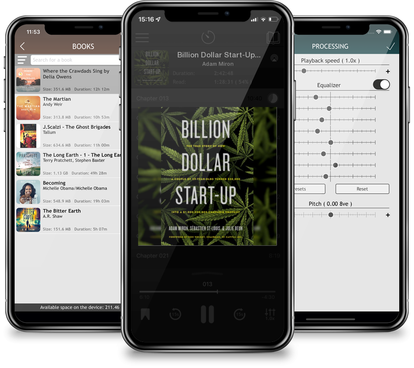 Audiobook Billion Dollar Start-Up: The True Story of How a Couple of 29-Year-Olds Turned $35,000 Into a $1,000,000,000 Cannabis Company by Adam Miron