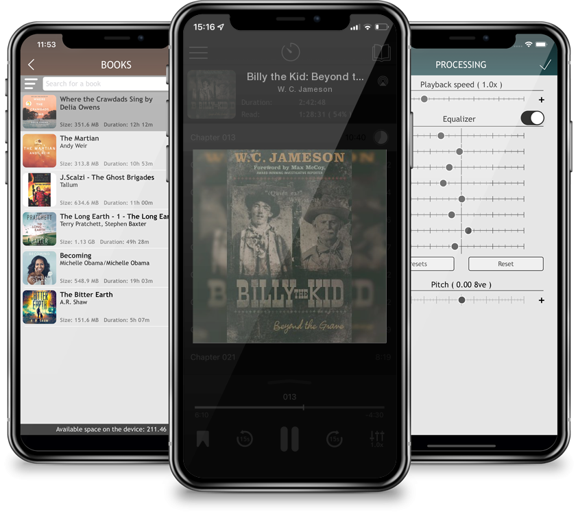 Audiobook Billy the Kid: Beyond the Grave by W. C. Jameson