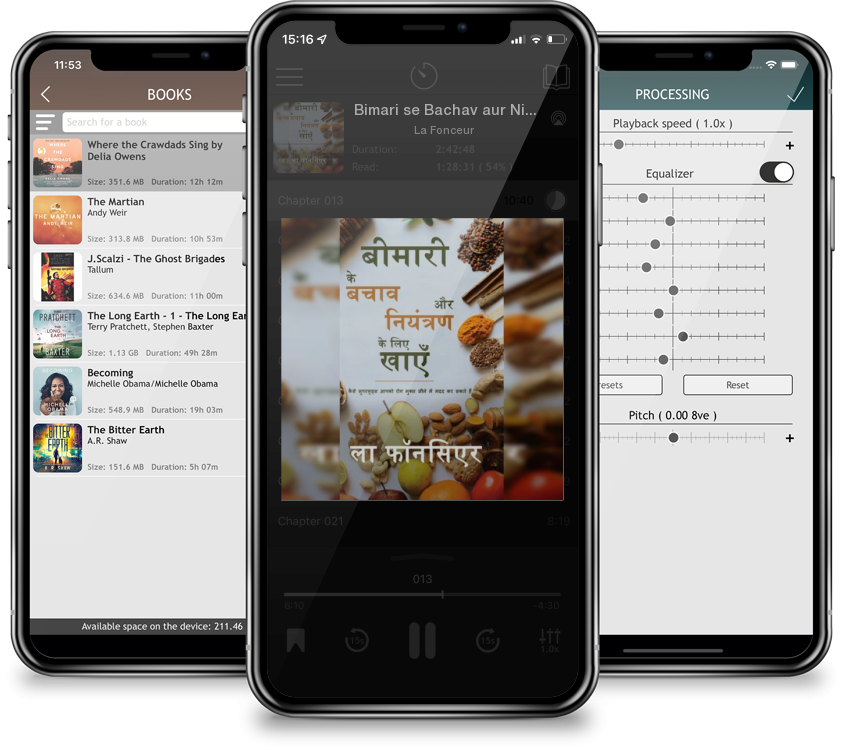 Audiobook Bimari se Bachav aur Niyantran ke liye Khaye (Full Color Print) by La Fonceur