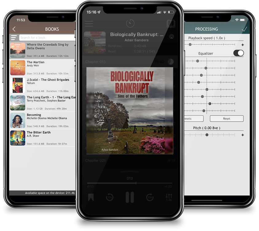 Audiobook Biologically Bankrupt: Sins of the Fathers by Adair Sanders