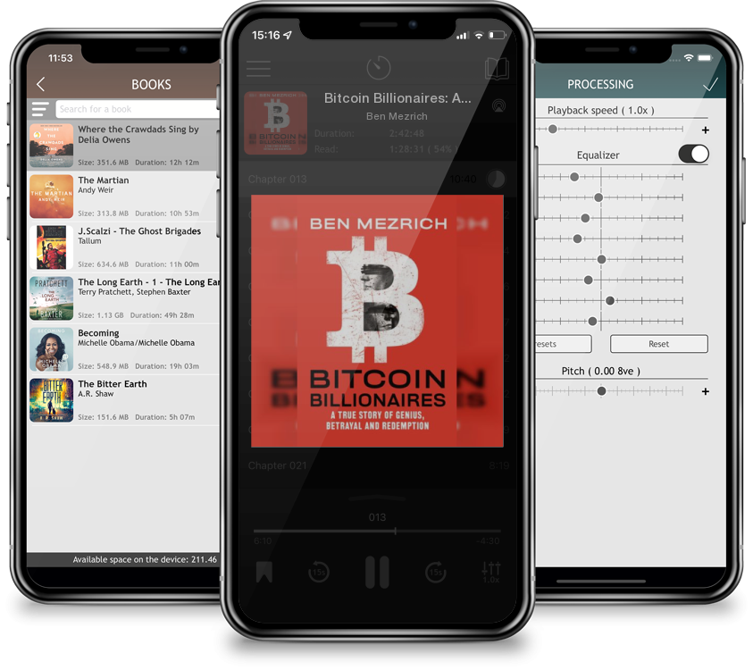 Audiobook Bitcoin Billionaires: A True Story of Genius, Betrayal, and Redemption by Ben Mezrich