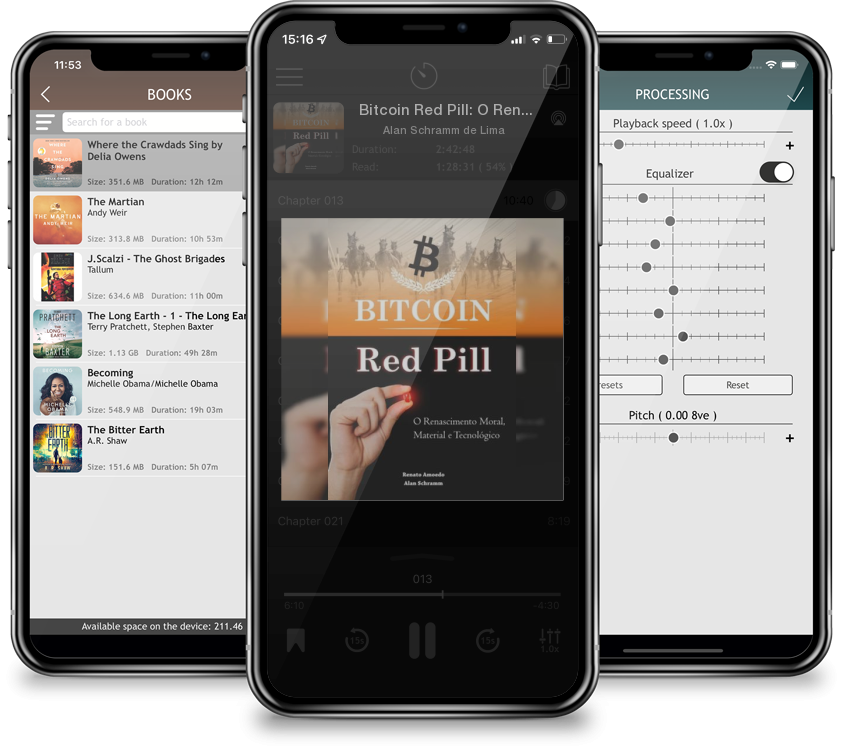 Listen Bitcoin Red Pill: O Renascimento Moral, Material e Tecnológico by Alan Schramm de Lima in MP3 Audiobook Player for free
