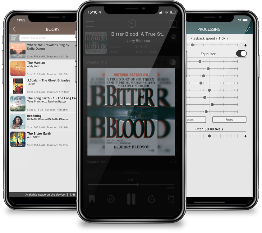 Audiobook Bitter Blood: A True Story of Southern Family Pride, Madness, and Multiple Murder (Mass Market) by Jerry Bledsoe