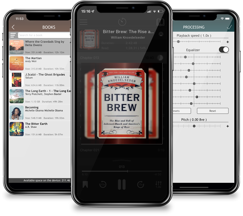 Audiobook Bitter Brew: The Rise and Fall of Anheuser-Busch and America\'s Kings of Beer by William Knoedelseder
