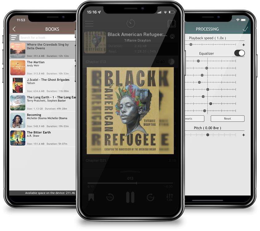 Audiobook Black American Refugee: Escaping the Narcissism of the American Dream by Tiffanie Drayton