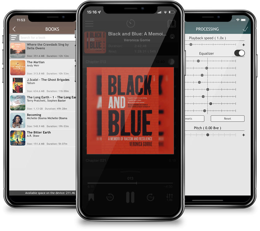 Audiobook Black and Blue: A Memoir of Racism and Resilience by Veronica Gorrie