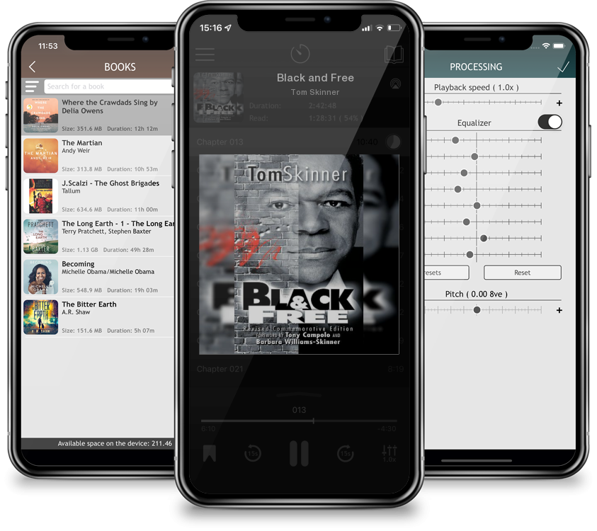 Audiobook Black and Free by Tom Skinner