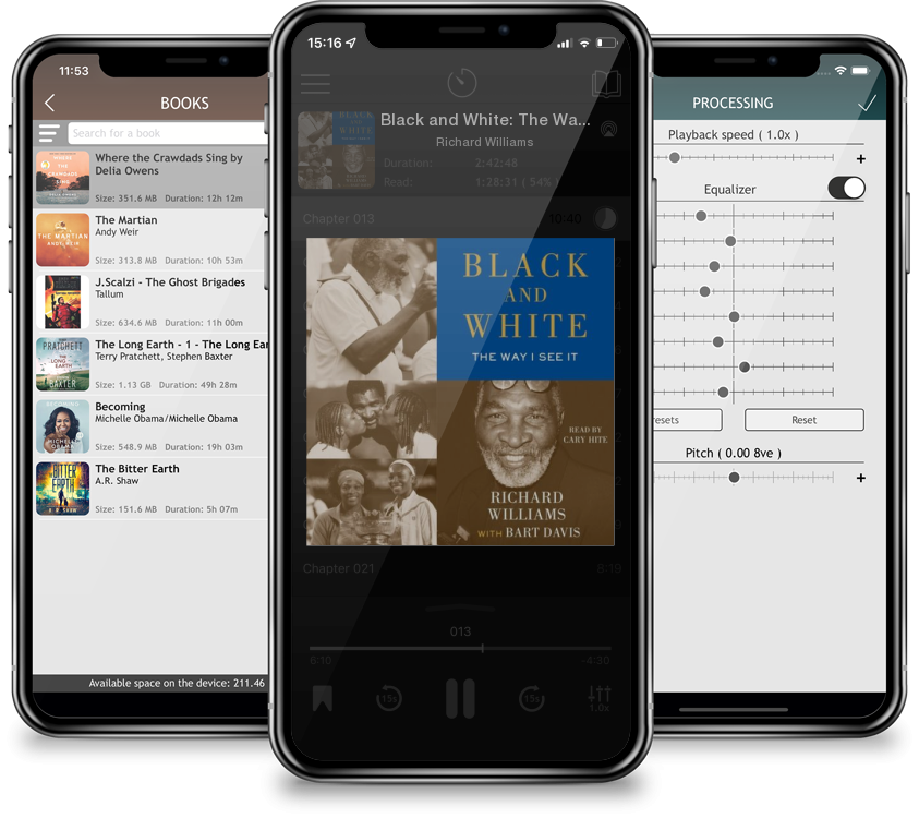 Audiobook Black and White: The Way I See It (Compact Disc) by Richard Williams