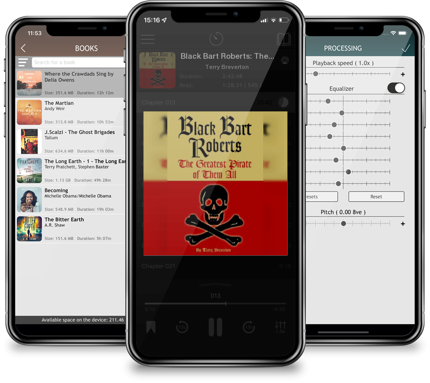 Audiobook Black Bart Roberts: The Greatest Pirate of Them All by Terry Breverton
