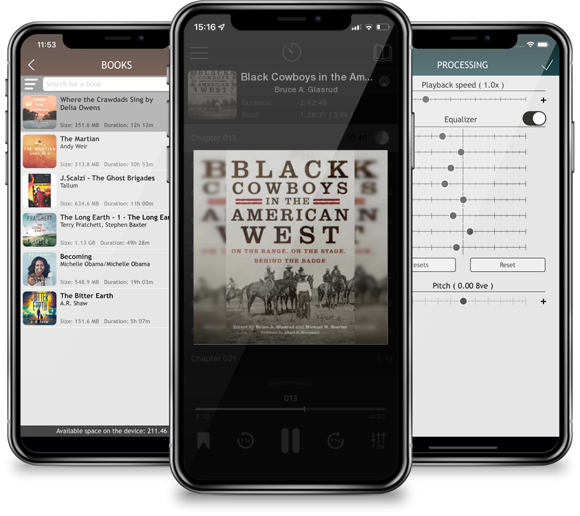 Audiobook Black Cowboys in the American West: On the Range, on the Stage, behind the Badge by Bruce A. Glasrud
