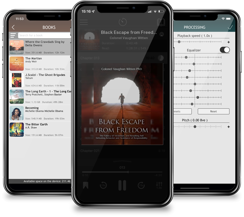 Audiobook Black Escape from Freedom: The Fallacy of Victimism, and Resulting Self Defeating Behavior and Avoidance of Responsibility by Colonel Vaughan Witten
