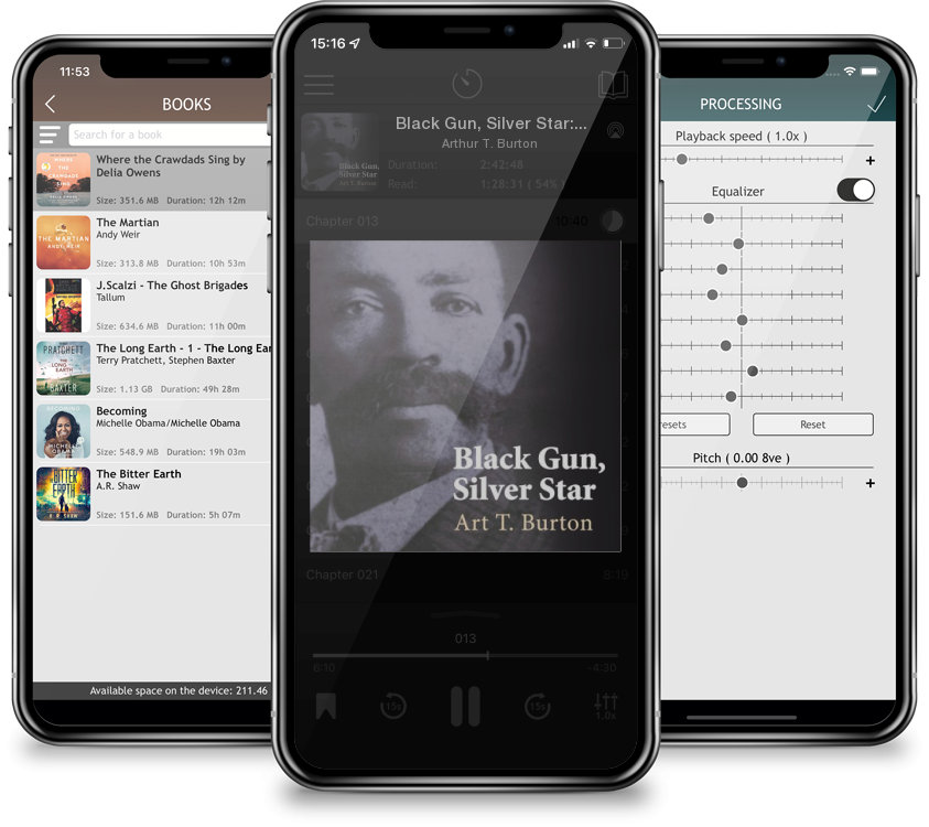Audiobook Black Gun, Silver Star: The Life and Legend of Frontier Marshal Bass Reeves (Race and Ethnicity in the American West #1) (MP3 CD) by Arthur T. Burton