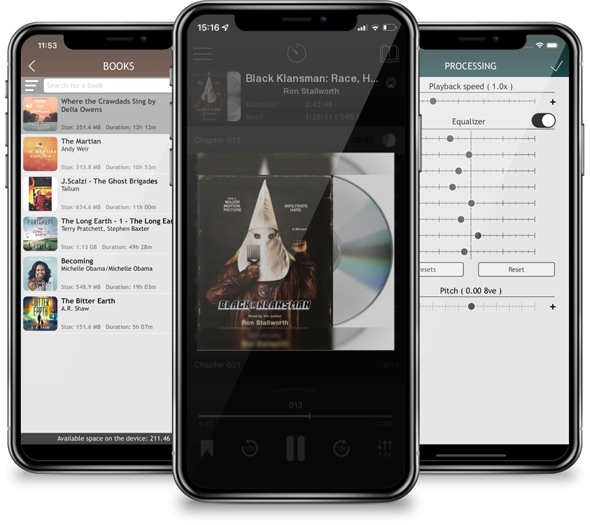 Audiobook Black Klansman: Race, Hate, and the Undercover Investigation of a Lifetime (CD-Audio) by Ron Stallworth