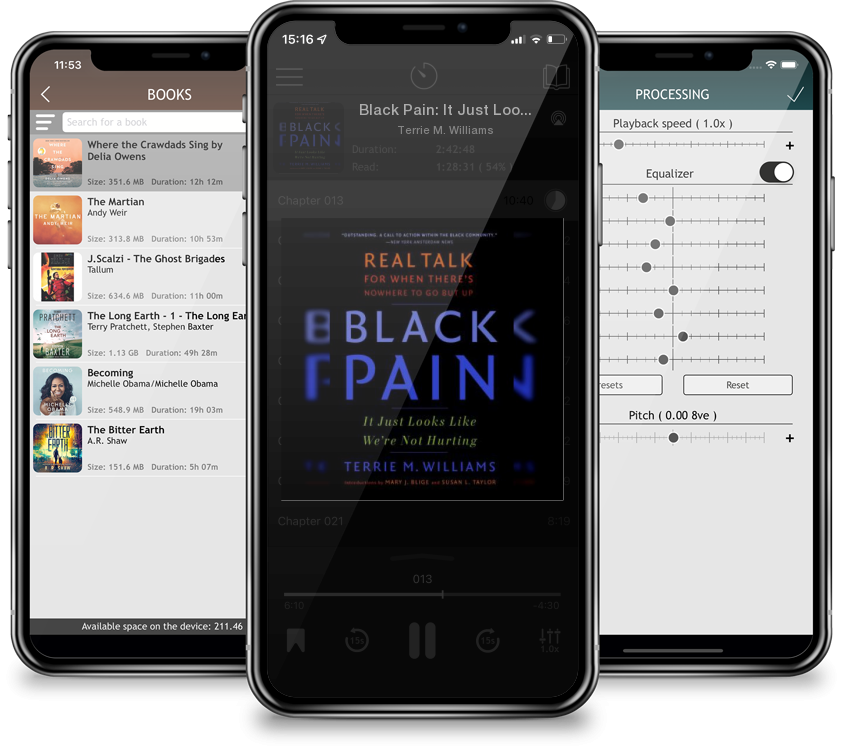 Listen Black Pain: It Just Looks Like We're Not Hurting by Terrie M. Williams in MP3 Audiobook Player for free