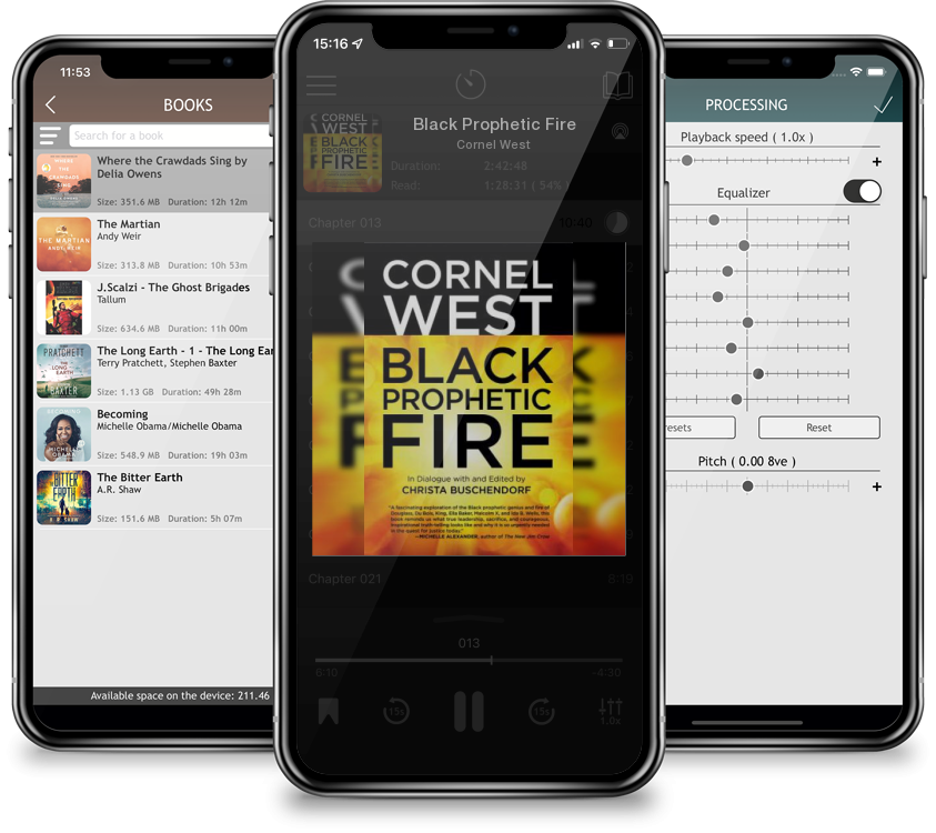 Audiobook Black Prophetic Fire by Cornel West