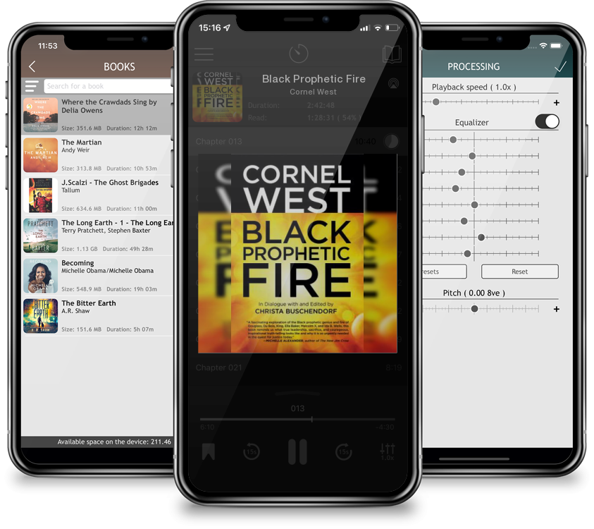 Listen Black Prophetic Fire by Cornel West in MP3 Audiobook Player for free