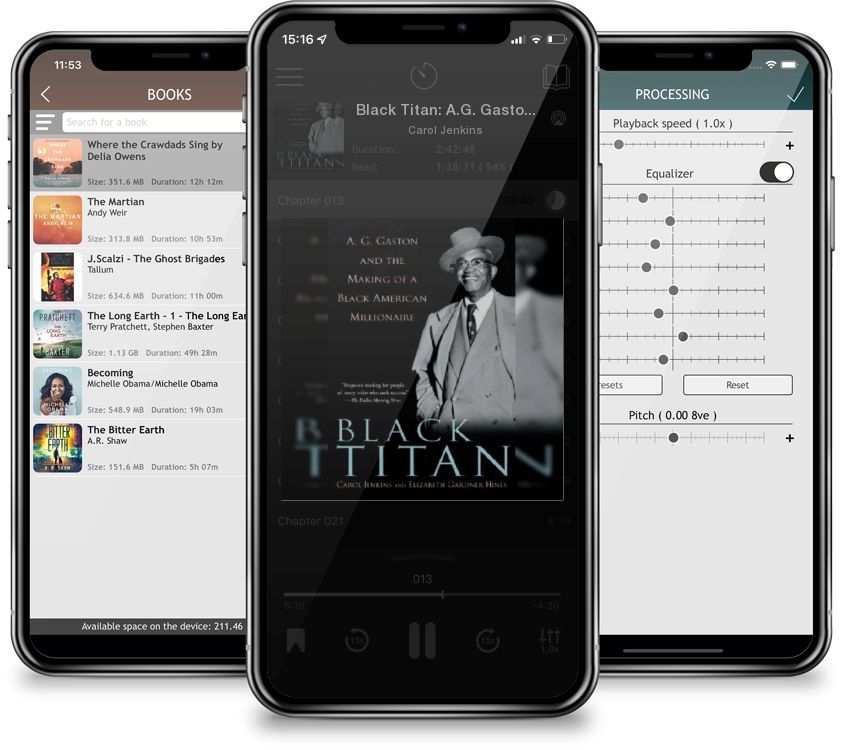 Audiobook Black Titan: A.G. Gaston and the Making of a Black American Millionaire by Carol Jenkins