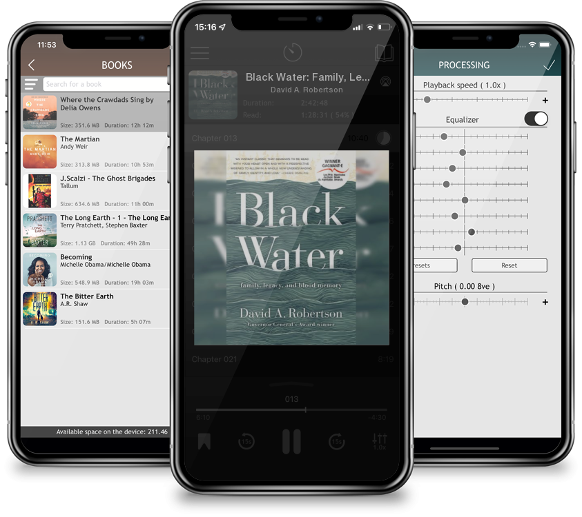 Audiobook Black Water: Family, Legacy, and Blood Memory by David A. Robertson