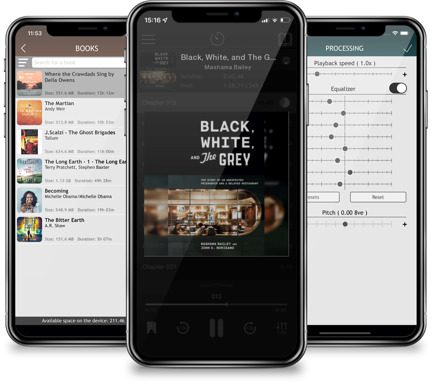 Audiobook Black, White, and The Grey: The Story of an Unexpected Friendship and a Beloved Restaurant by Mashama Bailey