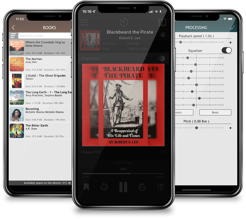 Audiobook Blackbeard the Pirate by Robert E. Lee