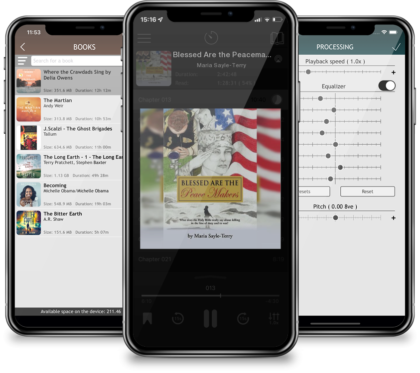 Audiobook Blessed Are the Peacemakers: What Does the Holy Bible Really Say About Killing in the Line of Duty, and in War? by Maria Sayle-Terry