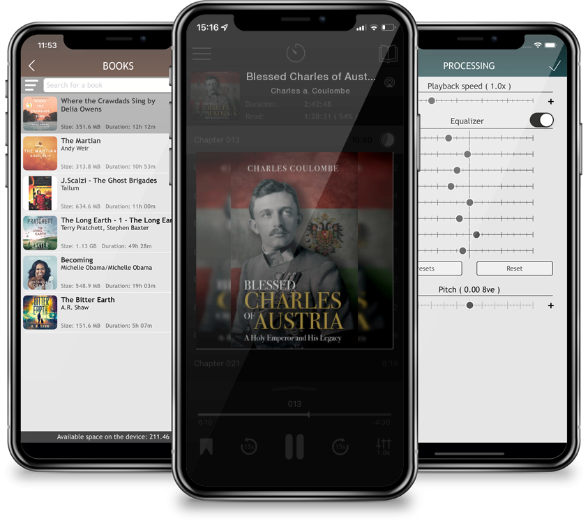 Listen Blessed Charles of Austria: A Holy Emperor and His Legacy by Charles a. Coulombe in MP3 Audiobook Player for free