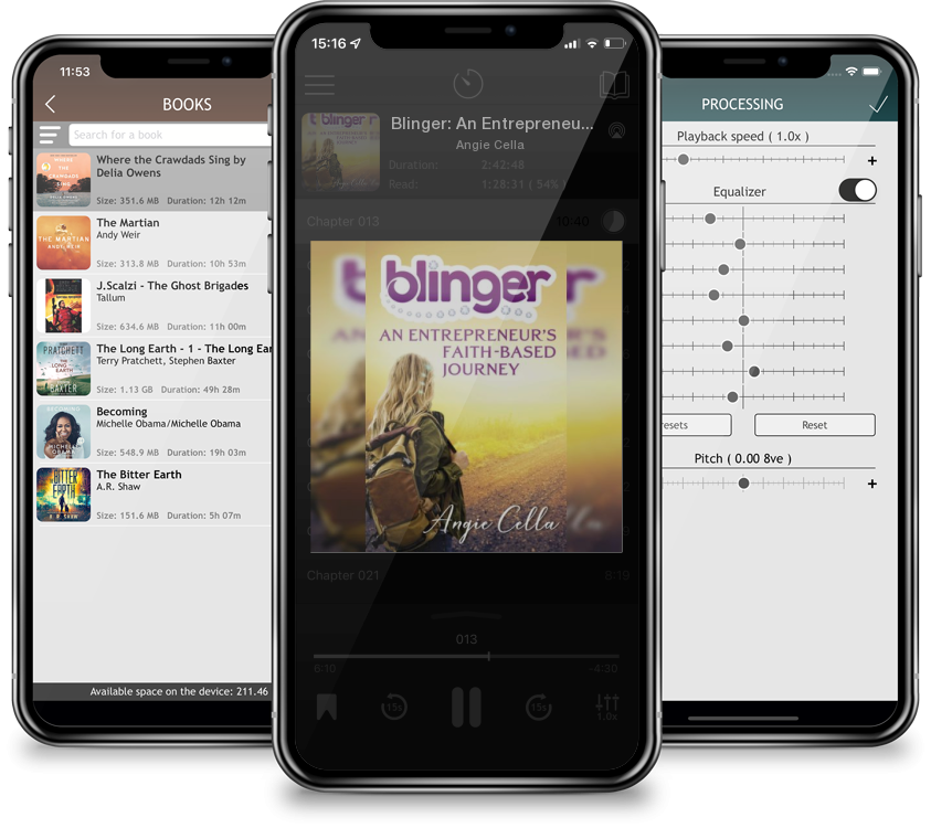 Audiobook Blinger: An Entrepreneur\'s Faith-Based Journey by Angie Cella