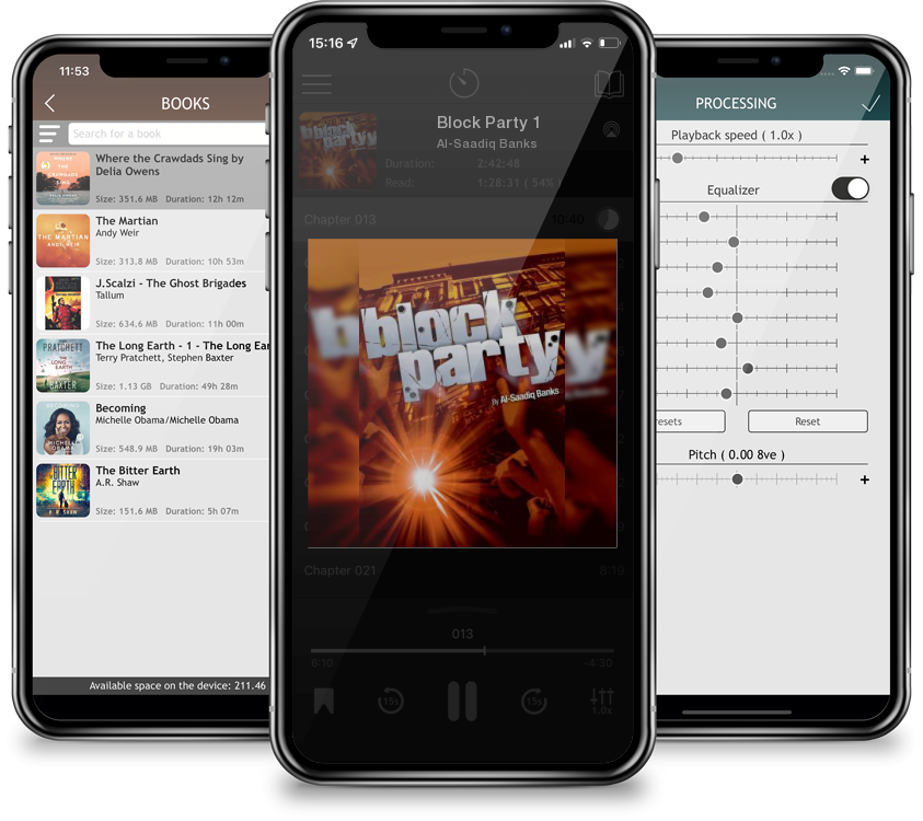 Audiobook Block Party 1 by Al-Saadiq Banks