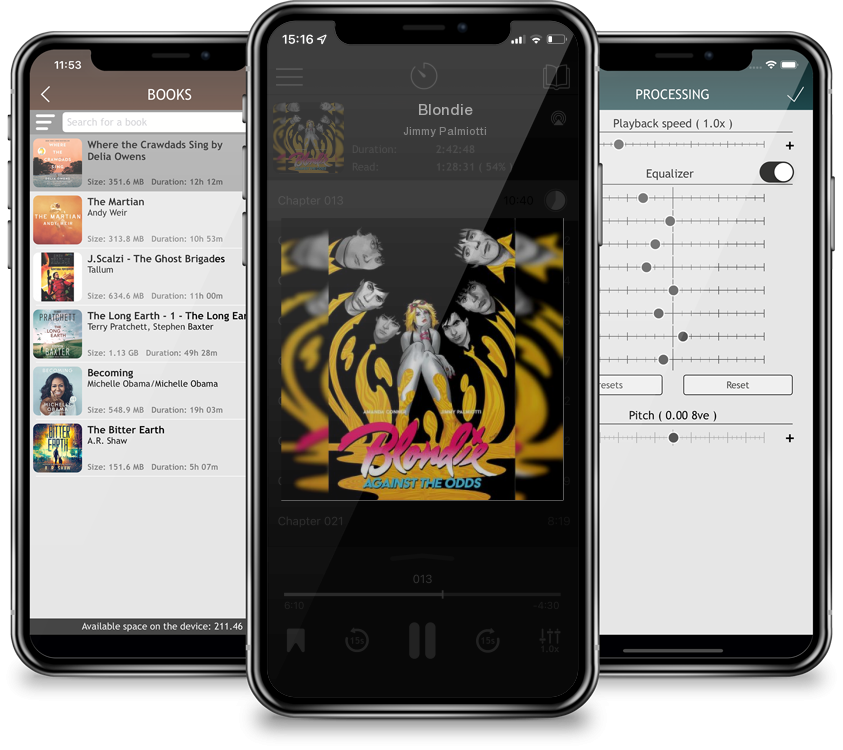 Audiobook Blondie by Jimmy Palmiotti