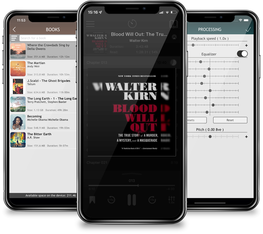 Audiobook Blood Will Out: The True Story of a Murder, a Mystery, and a Masquerade by Walter Kirn