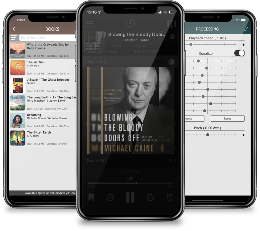 Audiobook Blowing the Bloody Doors Off: And Other Lessons in Life by Michael Caine