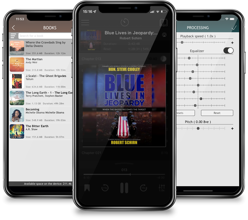 Audiobook Blue Lives in Jeopardy: When the Badge Becomes the Target: Second book in the \'Blue Lives Matter Series\' profiling police officers killed in t by Robert Schirn