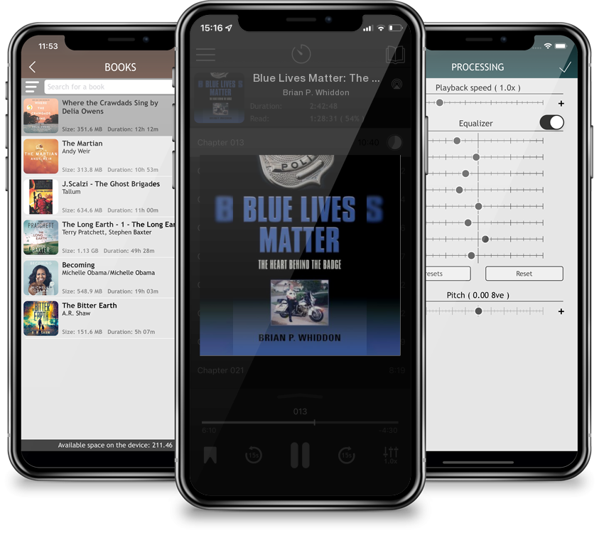 Audiobook Blue Lives Matter: The Heart Behind the Badge by Brian P. Whiddon