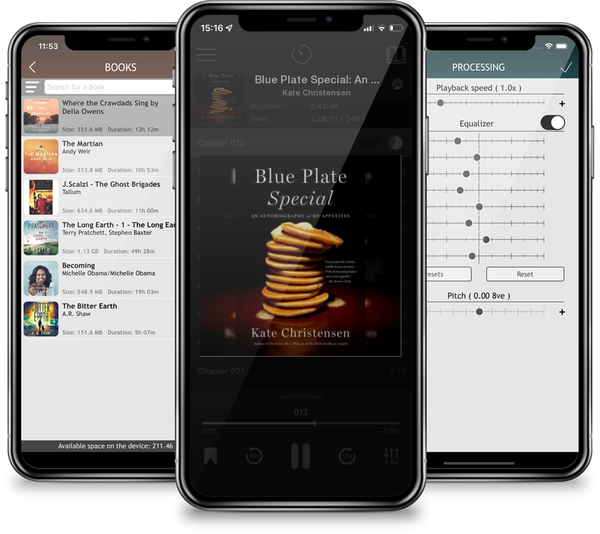 Audiobook Blue Plate Special: An Autobiography of My Appetites by Kate Christensen