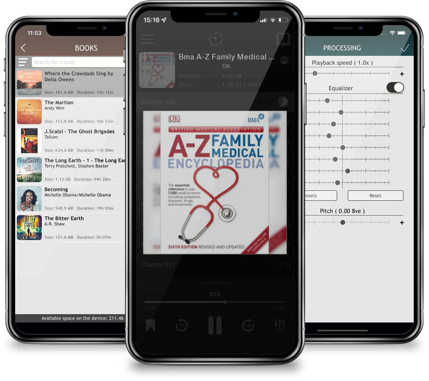 Audiobook Bma A-Z Family Medical Encyclopedia by DK