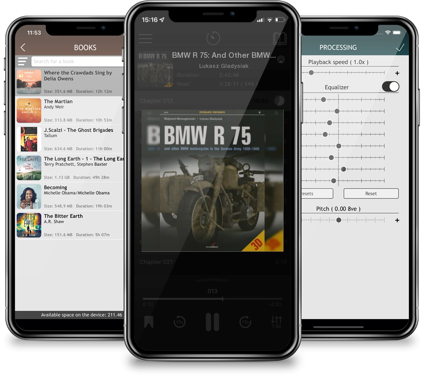 Audiobook BMW R 75: And Other BMW Motorcycles in the German Army in 1930-1945 (Photosniper 3D #6) by Lukasz Gladysiak