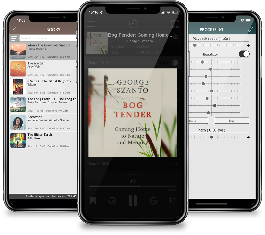 Audiobook Bog Tender: Coming Home to Nature and Memory by George Szanto