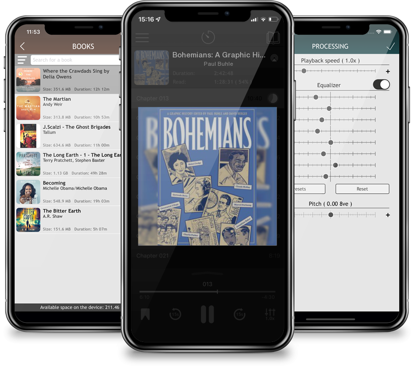Audiobook Bohemians: A Graphic History by Paul Buhle