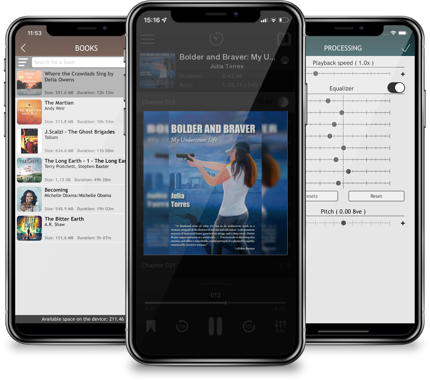 Audiobook Bolder and Braver: My Undercover Life by Julia Torres