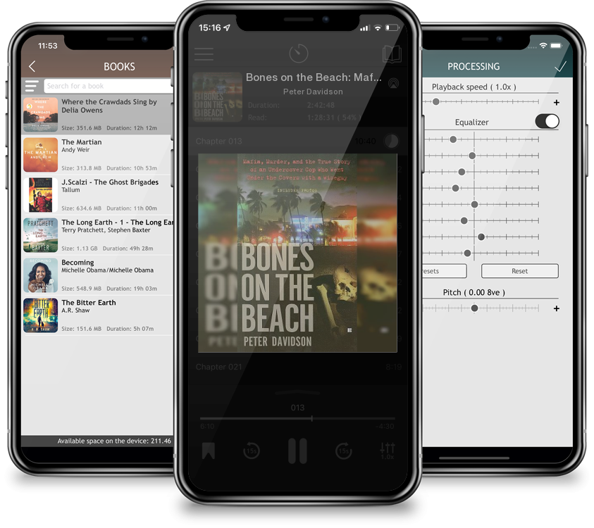 Audiobook Bones on the Beach: Mafia, Murder, and the True Story of an Undercover Cop Who Went Under the Covers with a Wiseguy (Mass Market) by Peter Davidson