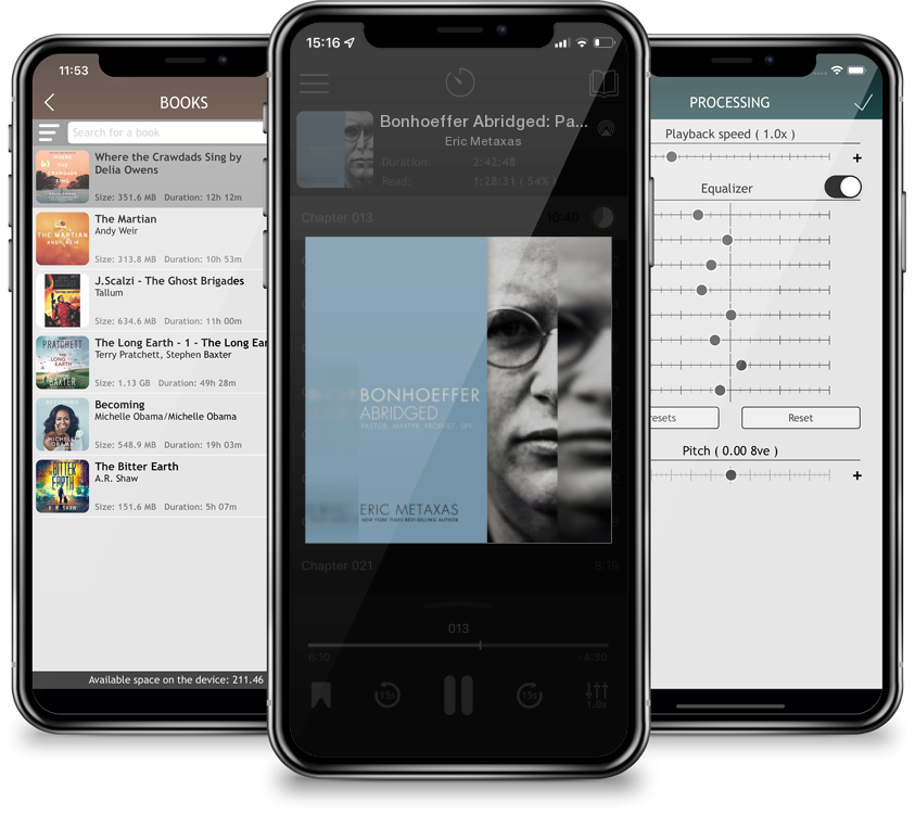 Audiobook Bonhoeffer Abridged: Pastor, Martyr, Prophet, Spy by Eric Metaxas