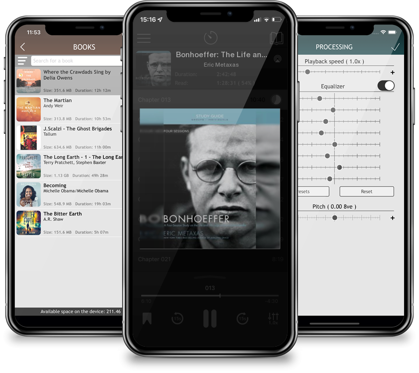 Listen Bonhoeffer: The Life and Writings of Dietrich Bonhoeffer by Eric Metaxas in MP3 Audiobook Player for free