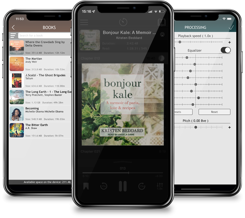 Audiobook Bonjour Kale: A Memoir of Paris, Love, and Recipes (MP3 CD) by Kristen Beddard