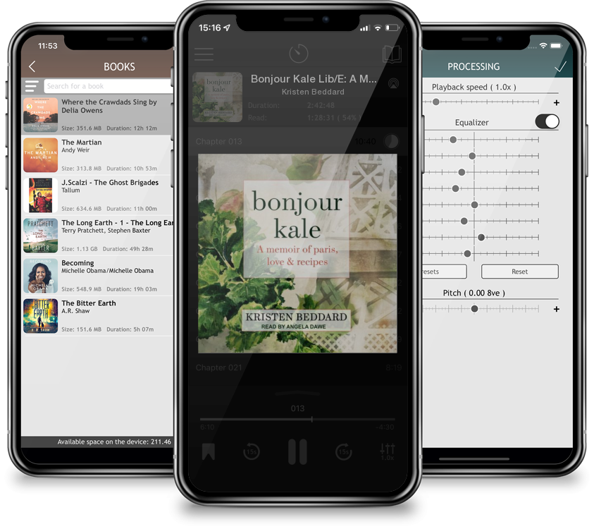 Audiobook Bonjour Kale Lib/E: A Memoir of Paris, Love, and Recipes (Compact Disc) by Kristen Beddard