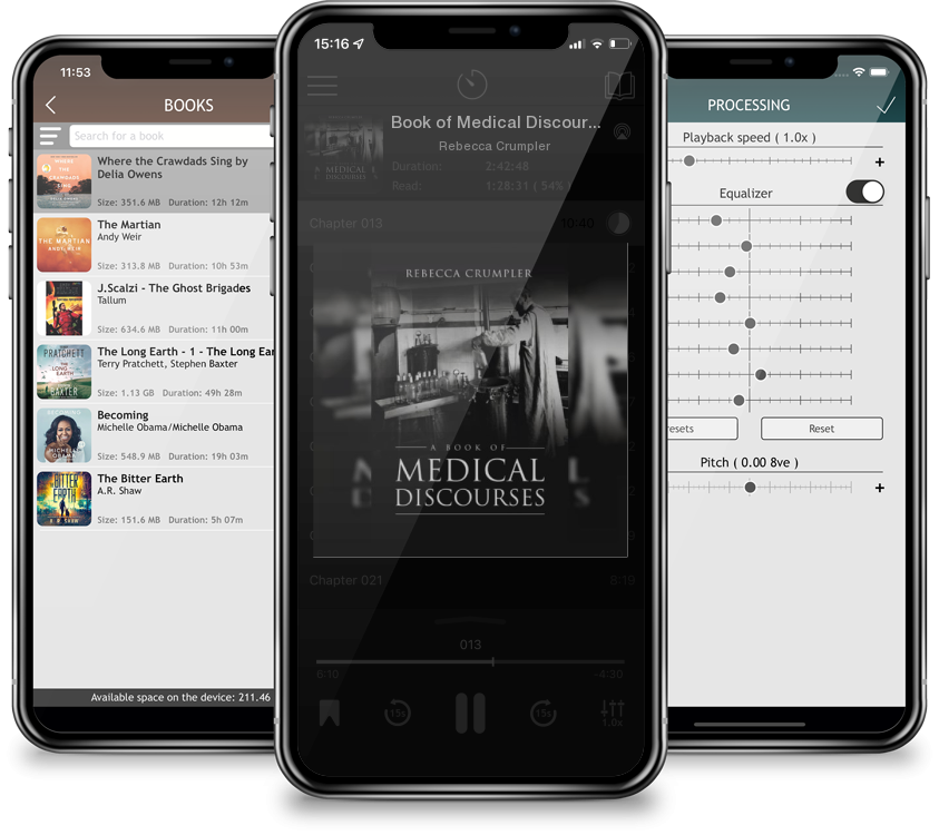 Audiobook Book of Medical Discourses by Rebecca Crumpler